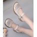 2021 Chocolate Hollow Out Flat Feet Shoes Genuine Leather